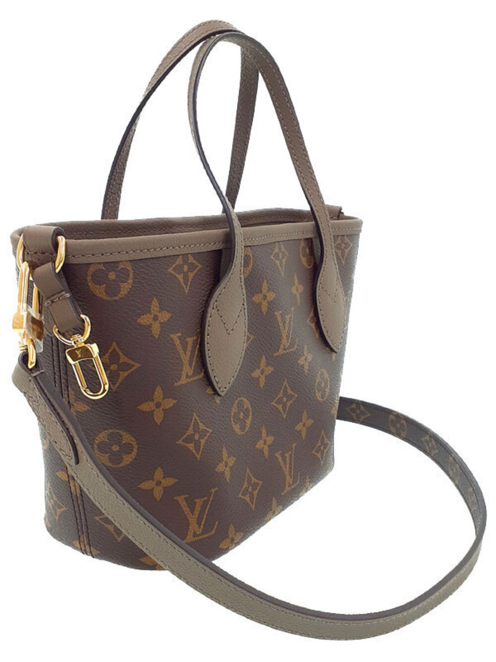 Louis Vuitton Inside Monogram Neverfull Bag Out Brown